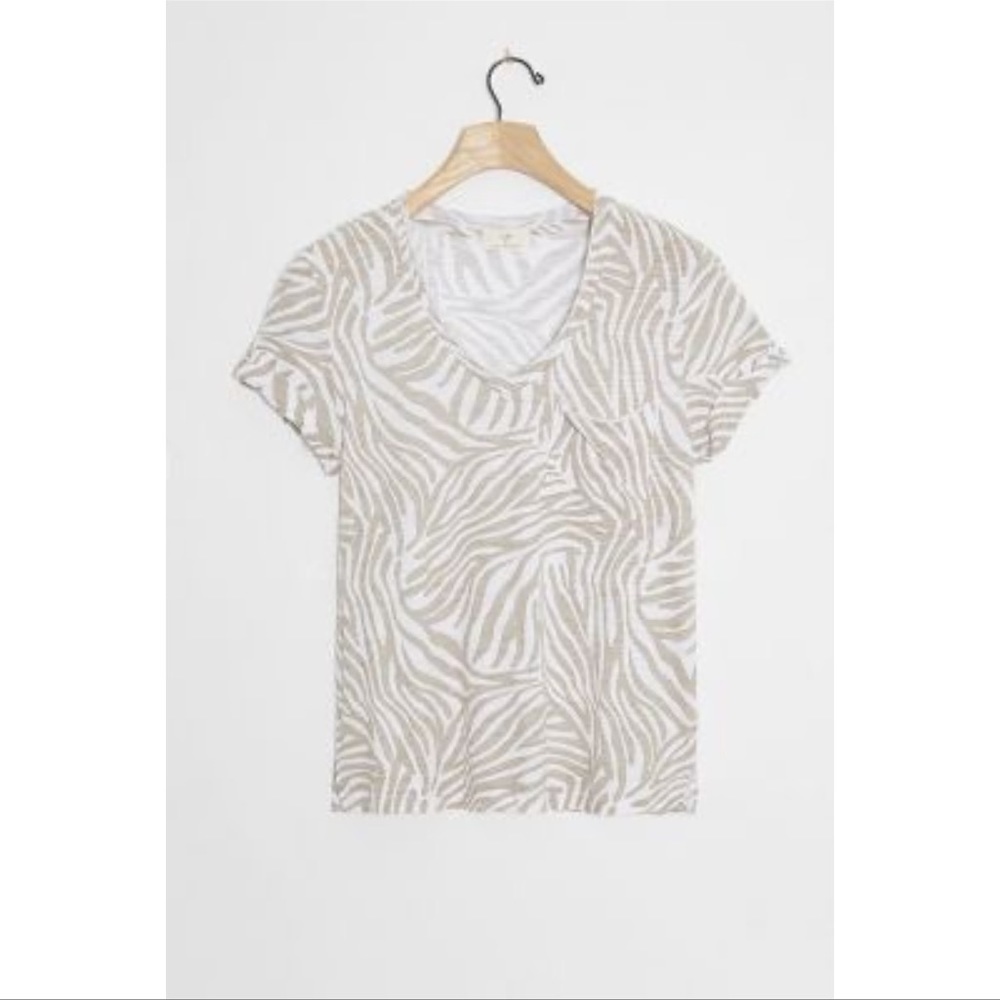 ANTHROPOLOGIE Classic V-Neck Tee